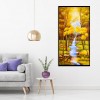 Autumn Scenery - Full Round Diamond - 55x100cm