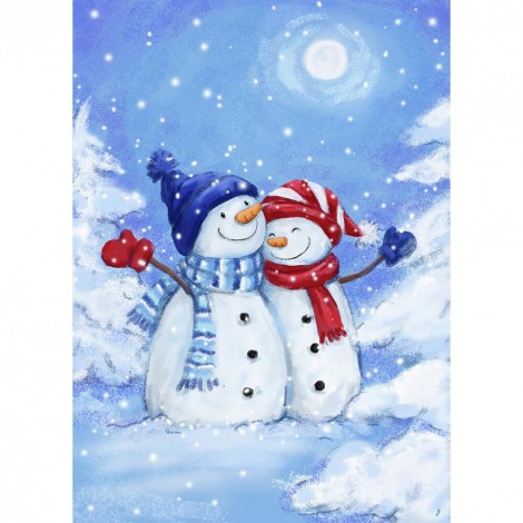 Santa Claus - Full Round Diamond - 30x40cm