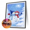 Santa Claus - Full Round Diamond - 30x40cm