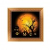 Halloween Tree Pumpkin - Partial Round Diamond - 30x30cm