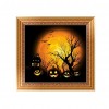 Halloween Tree Pumpkin - Partial Round Diamond - 30x30cm