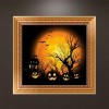 Halloween Tree Pumpkin - Partial Round Diamond - 30x30cm