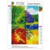 Four Seasons Tree - Full Round Diamond - 30x40cm