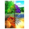 Four Seasons Tree - Full Round Diamond - 30x40cm