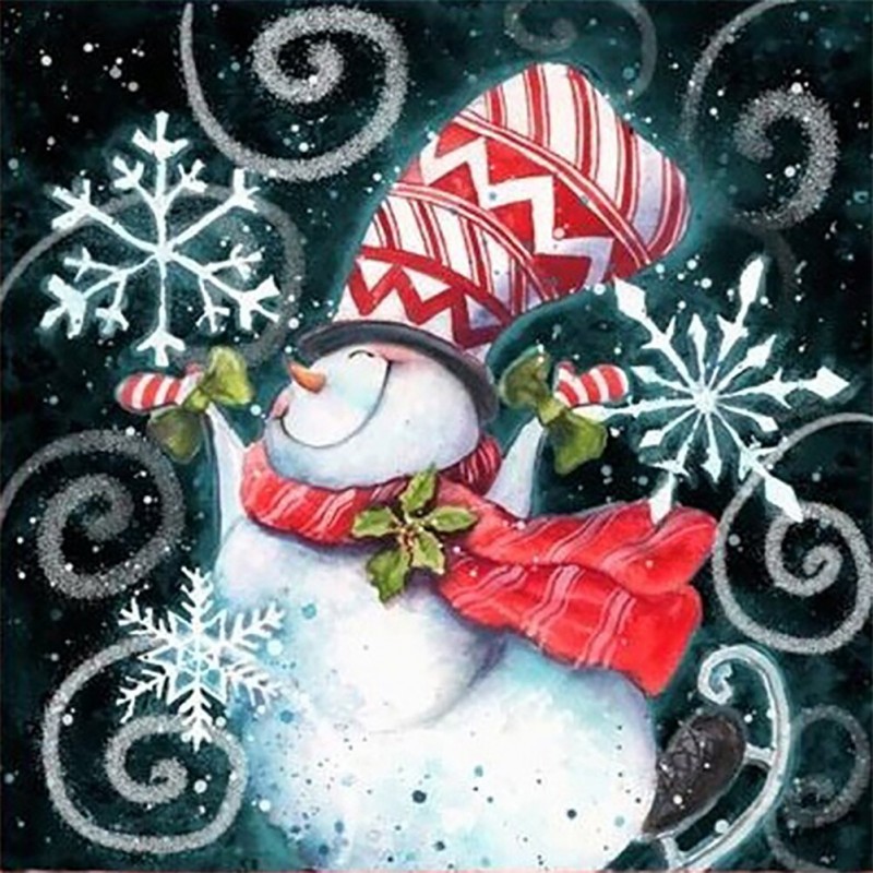Christmas Snowman  -...