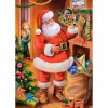 Santa Claus  - Full Round Diamond - 30x40cm