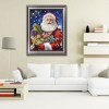 Santa Claus - Full Round Diamond - 30x40cm