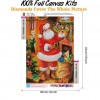 Santa Claus  - Full Round Diamond - 30x40cm