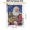 Santa Claus - Full Round Diamond - 30x40cm