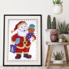 Santa Claus - Full Round Diamond - 30*40cm