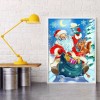Santa Claus - Full Round Diamond - 30x40cm