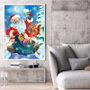 Santa Claus - Full Round Diamond - 30x40cm