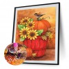 Pumpkin  - Full Round Diamond - 30x40cm