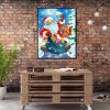 Santa Claus - Full Round Diamond - 30x40cm