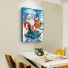 Santa Claus - Full Round Diamond - 30x40cm