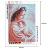Mom Kids  - Full Round Diamond - 30x40cm