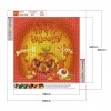 Halloween Series Ornaments  - Full Round Diamond - 30x30cm
