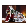 Santa Clause - Full Round Diamond - 40x30cm