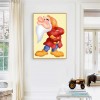 Santa Claus Christmas - Full Round Diamond - 30x40cm