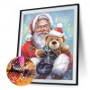 Santa Claus - Full Round Diamond - 45*55cm