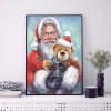 Santa Claus - Full Round Diamond - 45*55cm