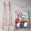 Santa Claus - Full Round Diamond - 45*55cm