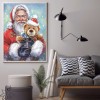 Santa Claus - Full Round Diamond - 45*55cm