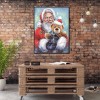 Santa Claus - Full Round Diamond - 45*55cm