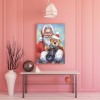 Santa Claus - Full Round Diamond - 45*55cm