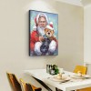 Santa Claus - Full Round Diamond - 45*55cm