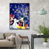 Mouse Christmas - Full Round Diamond - 30x40cm