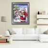 Santa Claus - Full Round Diamond - 30x40cm