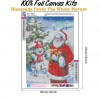 Santa Claus - Full Round Diamond - 30x40cm