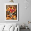 Pumpkin  - Full Round Diamond - 30x40cm