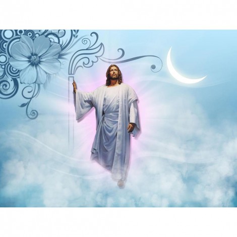 Easter Religion - Full Round Diamond - 40x30cm