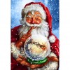 Santa Claus  - Full Round Diamond - 30x40cm