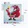 Santa Claus - Full Round Diamond - 30x30cm