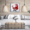 Santa Claus - Full Round Diamond - 30x30cm