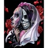 Animated Halloween  - Full Round Diamond - 30x40cm