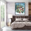 Christmas Snowman - Full Round Diamond - 30x40cm