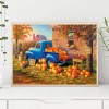 Cross Stitch Pumpkin Carriage - Full Diamond Painting - 30x40cm