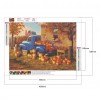 Cross Stitch Pumpkin Carriage - Full Diamond Painting - 30x40cm