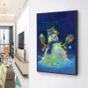 Santa Claus - Full Round Diamond - 30x40cm