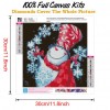 Christmas Snowman - Full Round Diamond - 30x30cm