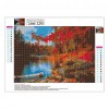 Fall Leaves Lake - Full Diamond Painting - 40x30cm
