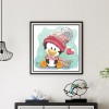 Penguin - Full Round Diamond - 30x30cm