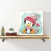 Penguin - Full Round Diamond - 30x30cm