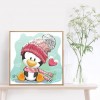 Penguin - Full Round Diamond - 30x30cm