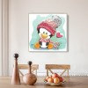 Penguin - Full Round Diamond - 30x30cm
