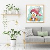 Penguin - Full Round Diamond - 30x30cm